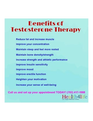 Benefits of Testosterone Therapy 