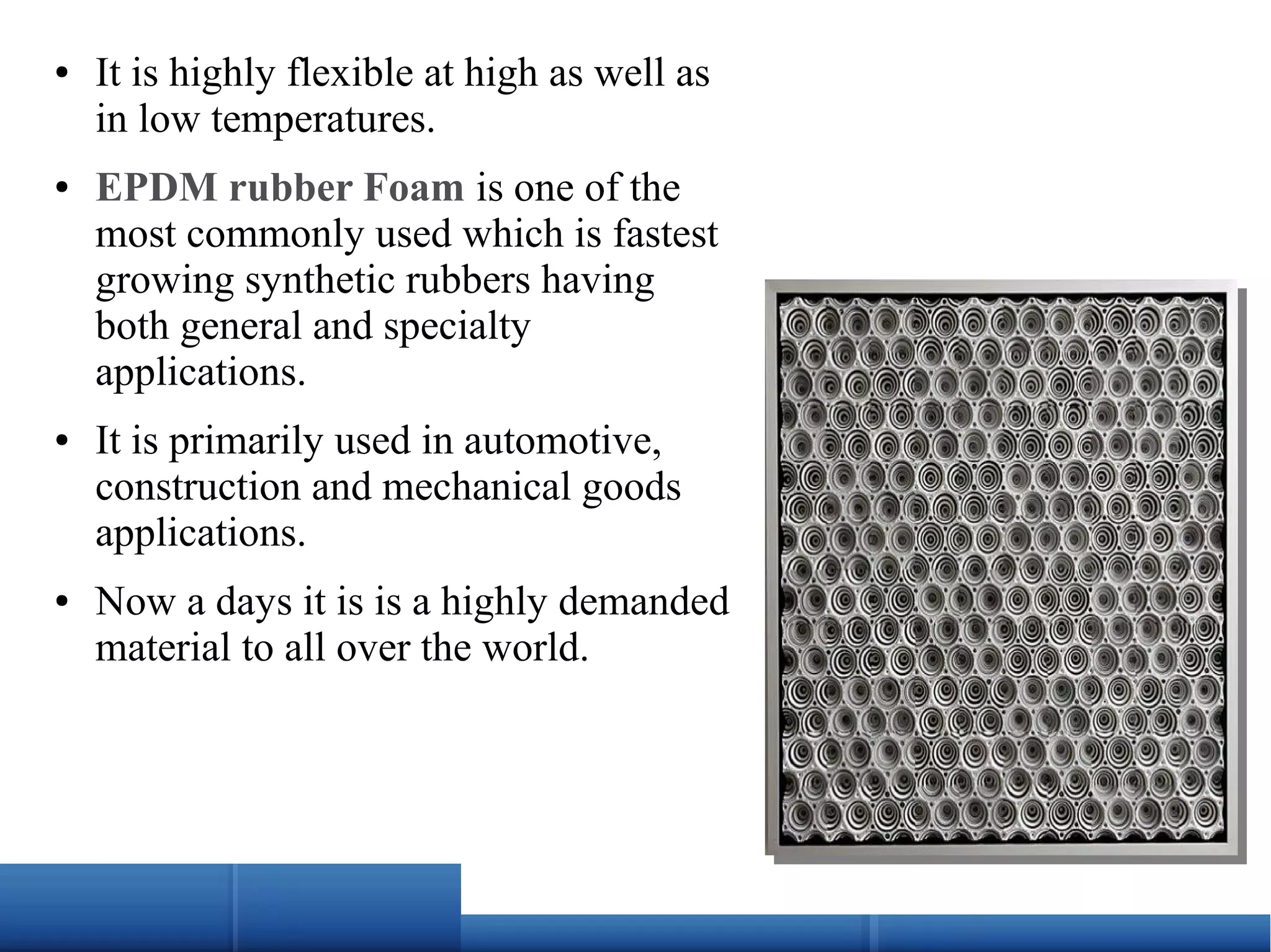 Benefits of Using EPDM Rubber PPT