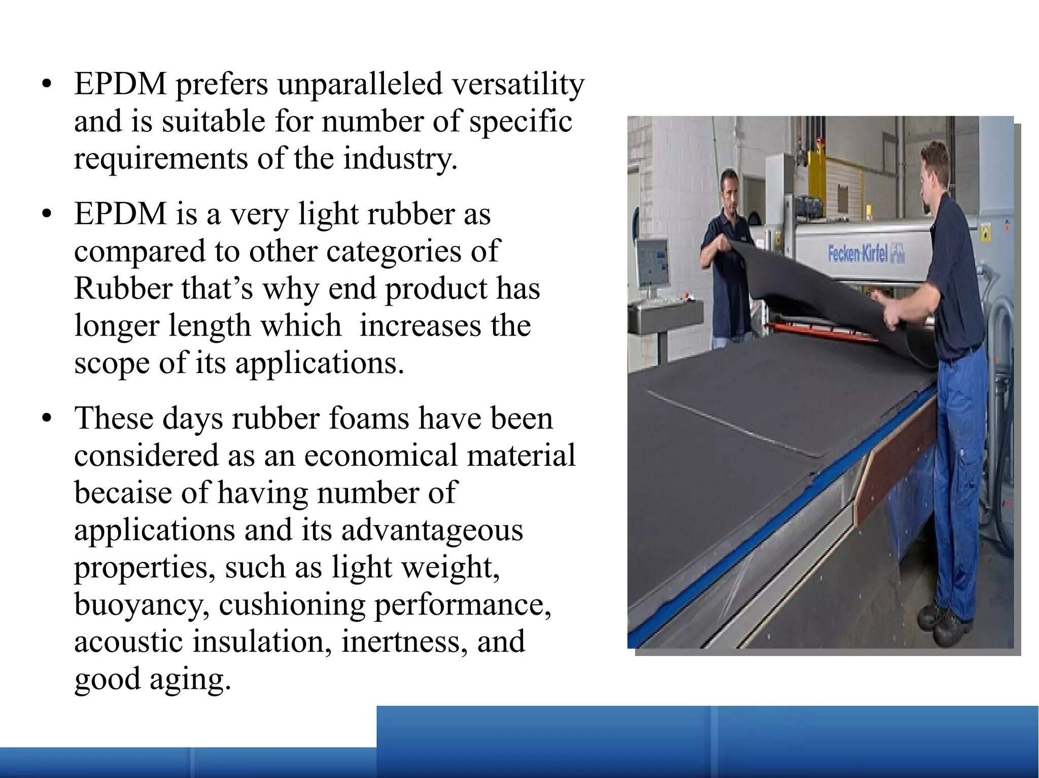 Benefits of Using EPDM Rubber PPT