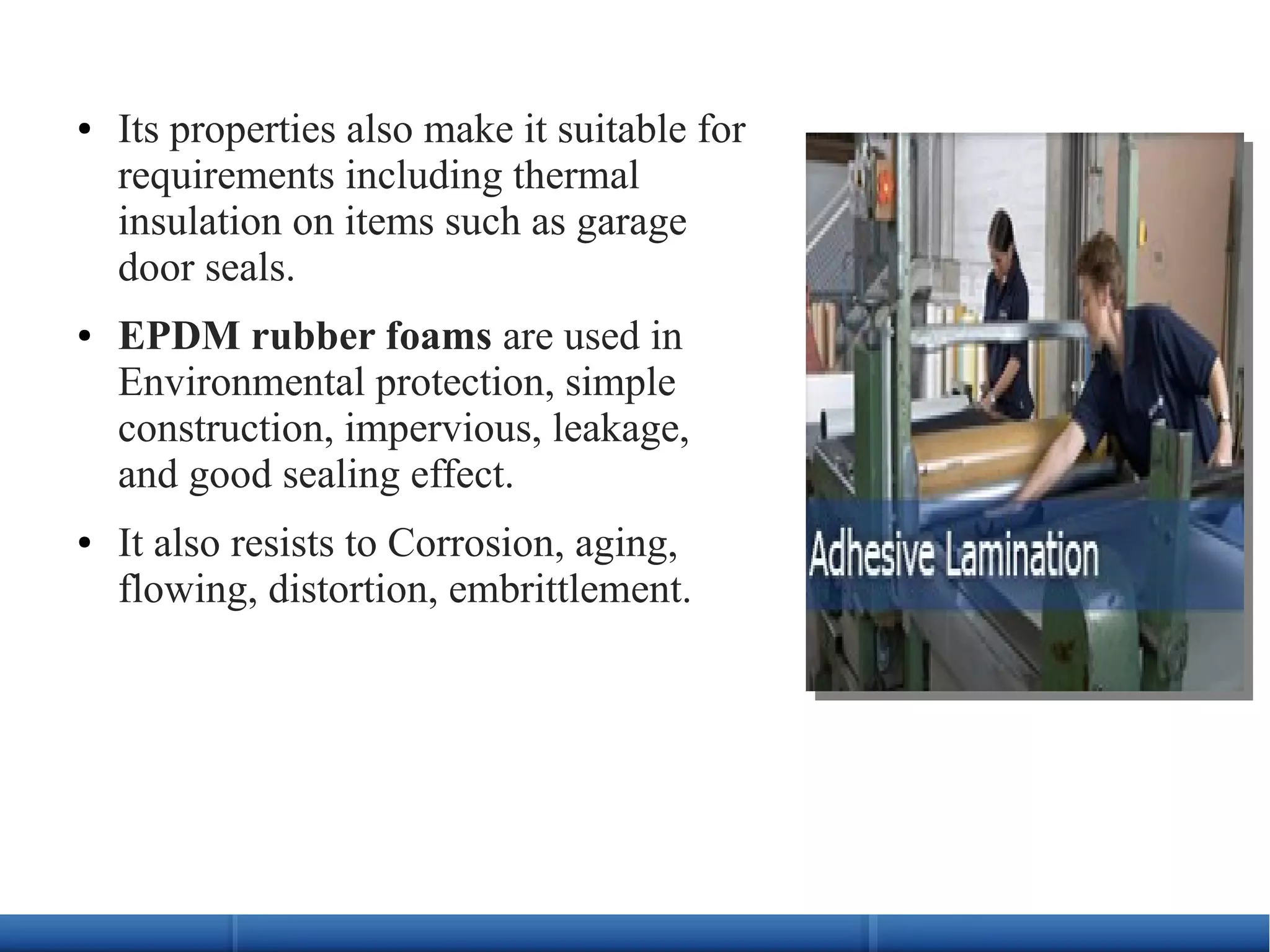 Benefits of Using EPDM Rubber PPT