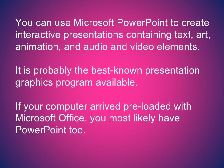 benefits of using powerpoint presentation in the classroom