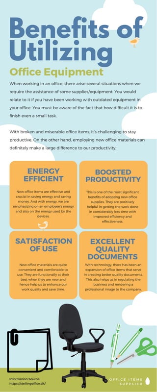 Benefits of utilizing office materials