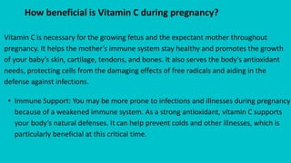Benefits Of Vitamin C in Pregnancy | Diva Hospital | PPTX