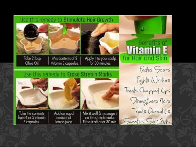 Benefits Of Vitamin E For Hair And Skin