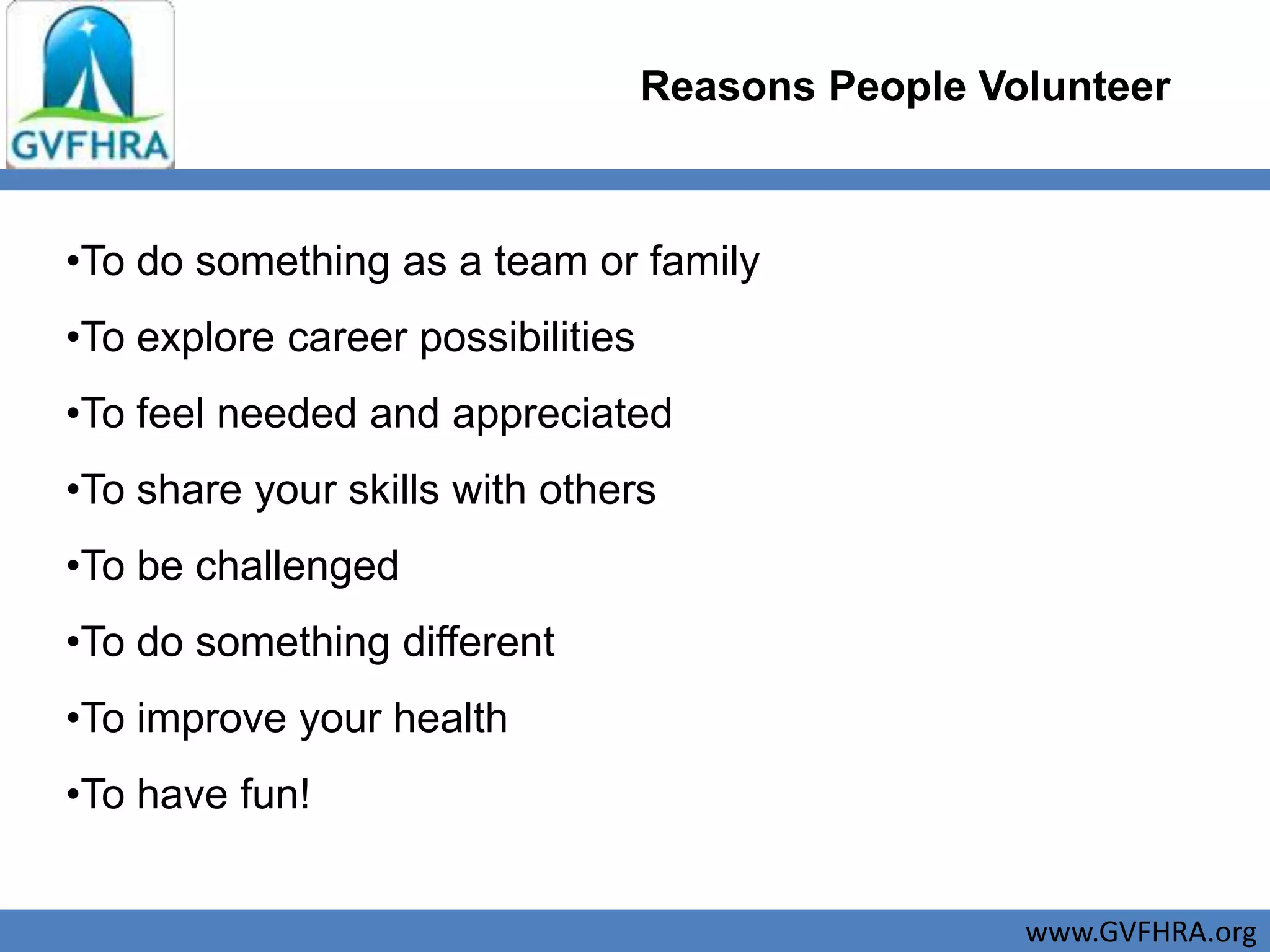 Benefits of volunteerism | PPTX