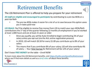 LSS Benefits Overview (2019) | PPSX