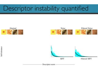 Descriptor instability
—————————— Descriptor norm ——————————
Descriptor instability quantiﬁed
 
