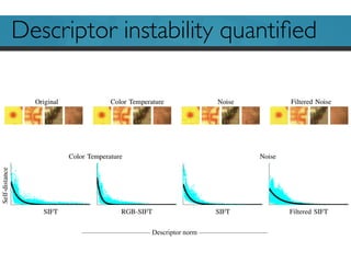 Descriptor instability
—————————— Descriptor norm ——————————
Descriptor instability quantiﬁed
 