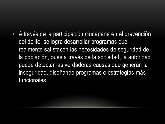 Prevencion del Delito | PPTX