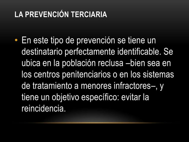 Prevencion del Delito | PPTX