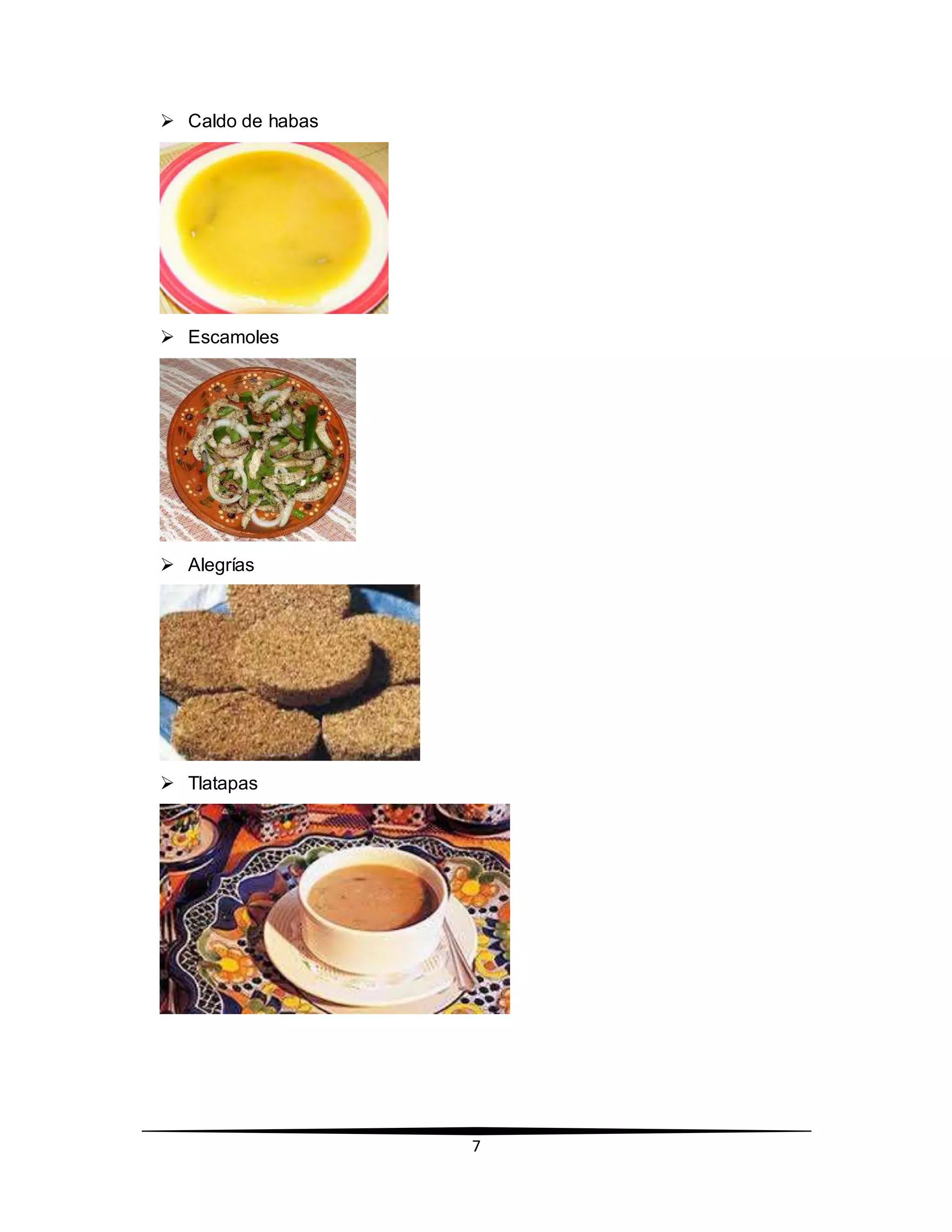 Platillos Típicos del Estado de Tlaxcala