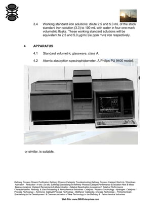 BENFIELD LIQUOR - DETERMINATION OF IRON | PDF