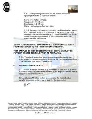 BENFIELD LIQUOR - DETERMINATION OF IRON | PDF