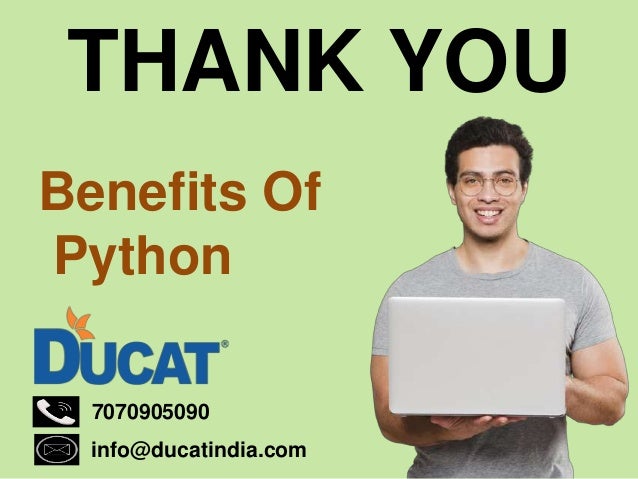 Benfits of python | PPT