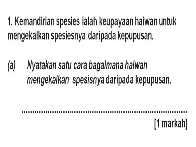 Teknik menjawab soalan sains upsr kssr