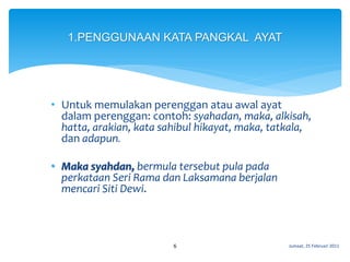 Bahasa melayu klasik ke bahasa melayu standard