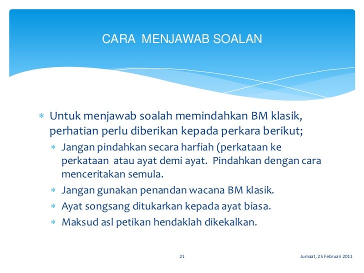 Bengkel kemahiran menukarkan bm klasik kepada bm moden