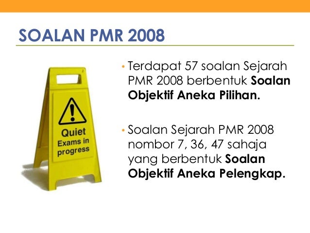 Bengkel Teknik Menjawab PMR 2013