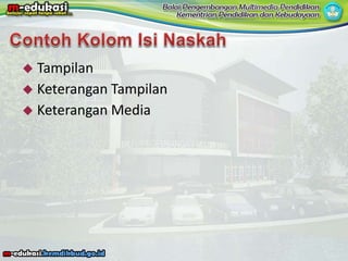  Tampilan
 Keterangan Tampilan
 Keterangan Media
 