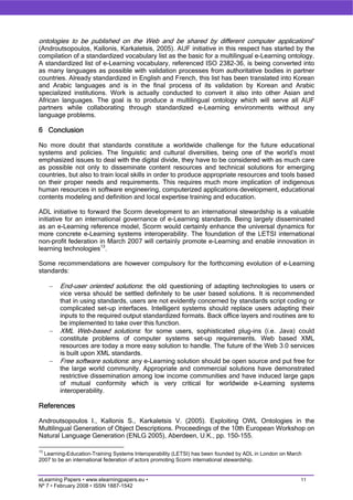 SCORM specifications for an emerging world: The linguistic diversity at work