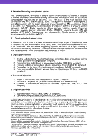 SCORM specifications for an emerging world: The linguistic diversity at work