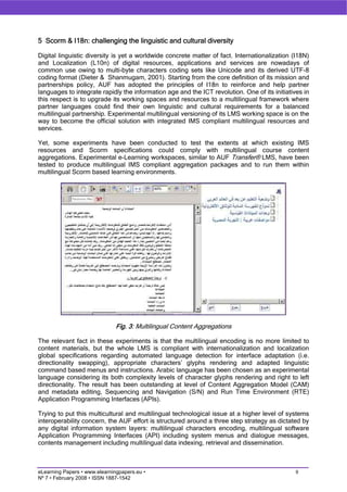 SCORM specifications for an emerging world: The linguistic diversity at work