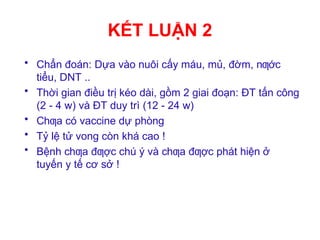 Gioi thieu ve benh Melioidosis cua giao su Chuong | PPTX