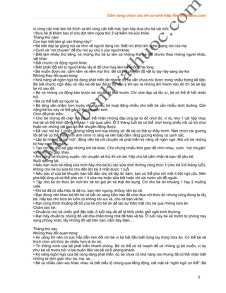 Benhvathuoc.com cam nang cham soc be 1