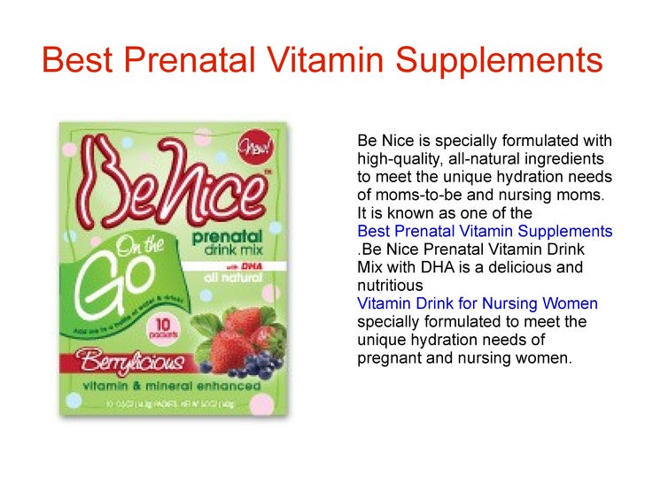Prenatal Liquid Vitamin Drink Mix