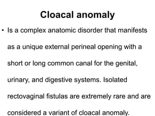 Benign anorectal disorders 2 | PPTX