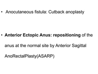 Benign anorectal disorders 2 | PPTX