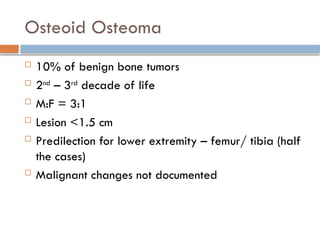 Comprehensive Assessment and Management of Benign Bone Tumours in ...