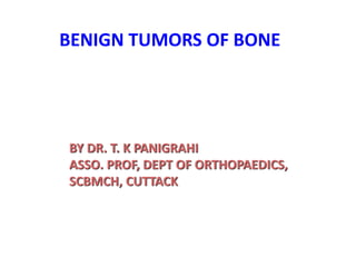 BENIGN BONE TUMORS (Ortho).pdf radiology finding | PDF