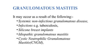 Benign breast lesions.pptx benign breast lesions | PPTX