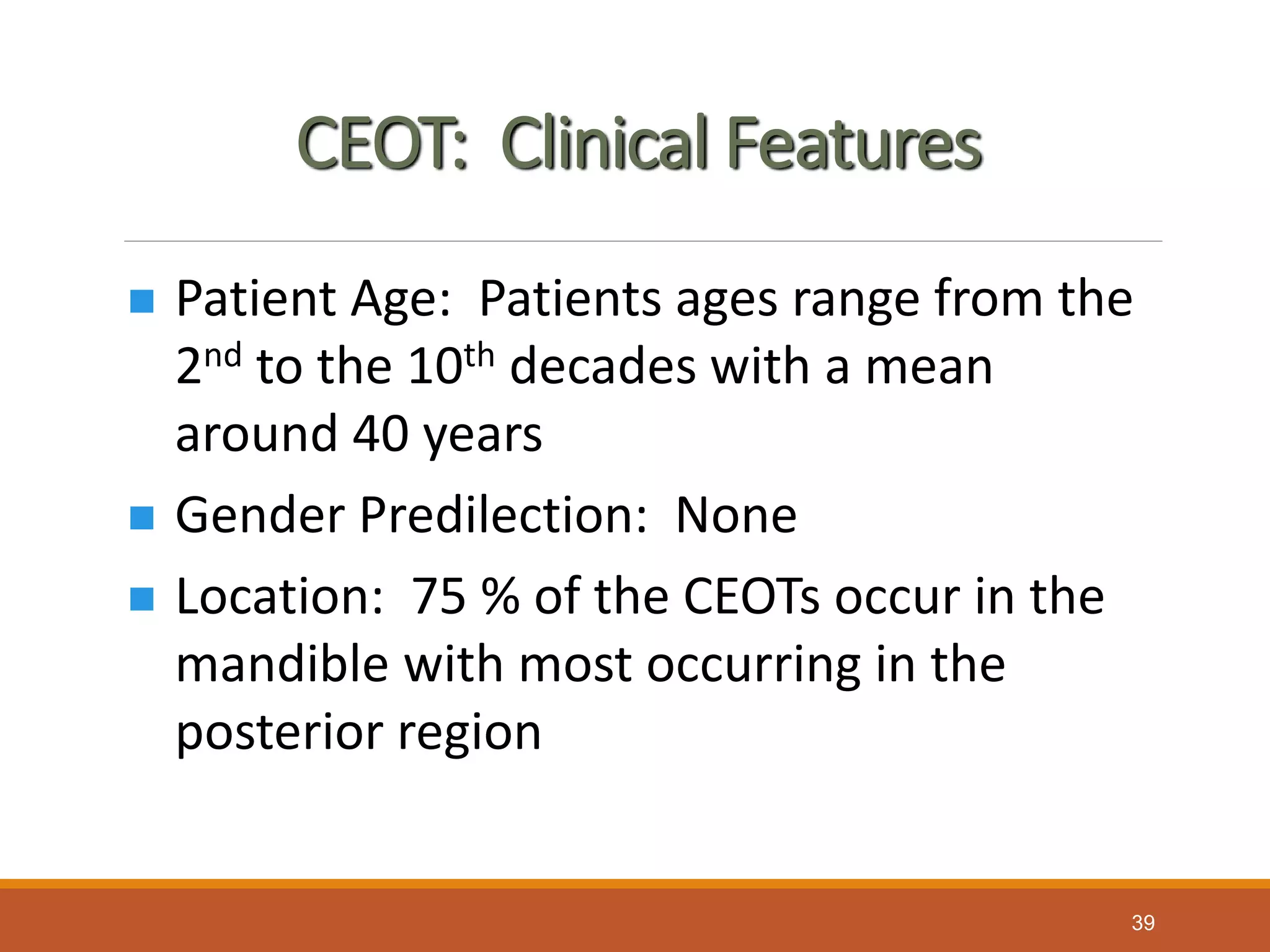 Benign odontogenic and non odontogenic tumours | PPTX