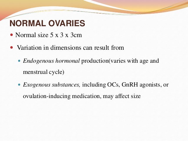 benign ovarian tumours normal picture size