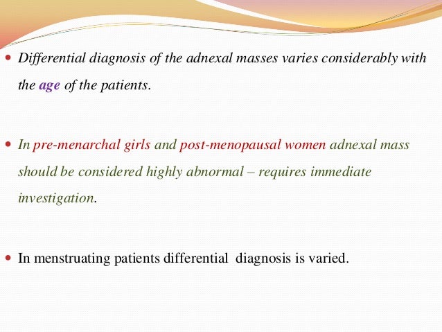 27+ Cystic Adnexal Mass Differential Diagnosis Images