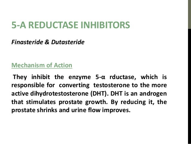 of finasteride action mech