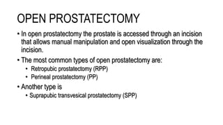 Retropubic Incision BENIGN PROSTATIC HYPERPLASIA.BPH. BPHpdf | PDF