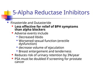Benign Prostatic Hyperplasia POWER POINT PRESENTATION | PPT