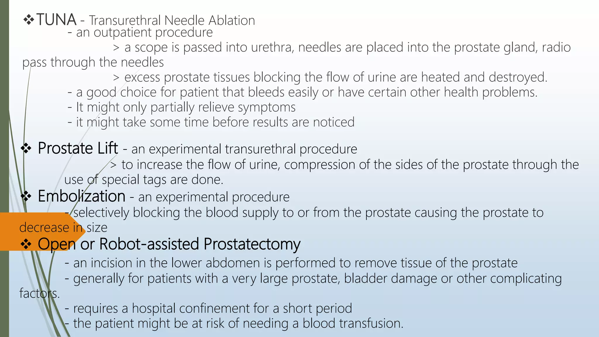 Benign Prostatic Hyperplasia (BPH) - Rivin | PPTX