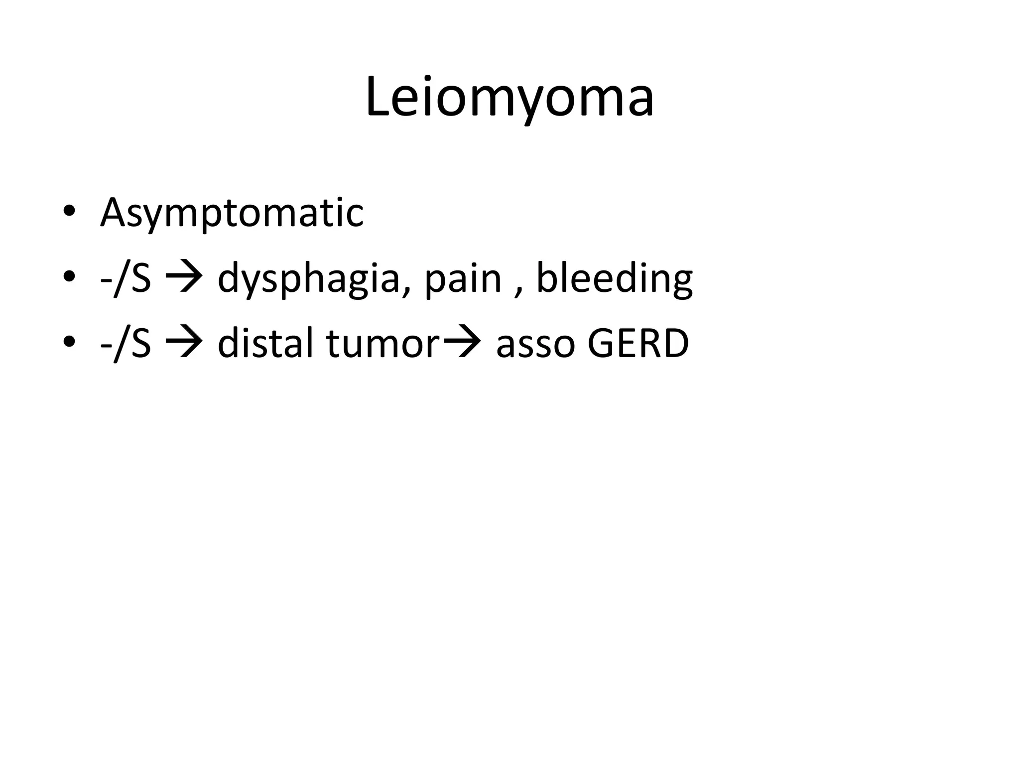 Benign tumor of esophagus | PPTX