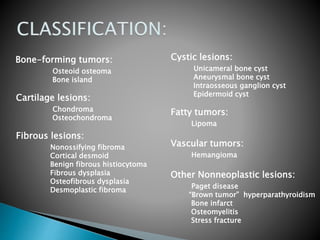 Benign tumors and tumor like lesions | PPTX