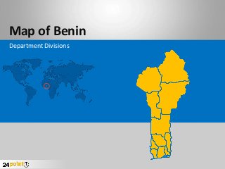 Map of Benin
Department Divisions
 