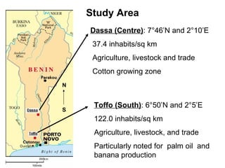 Community-based management of small ruminants in Benin: Interim report 