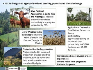 Benitez CSA planning at the World Bank july 2012