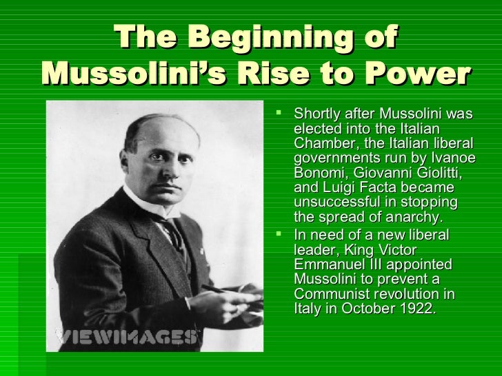 How Did the Fascists Come to Power