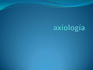 axiología 