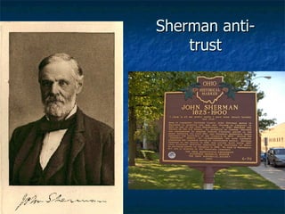 Sherman anti-trust 