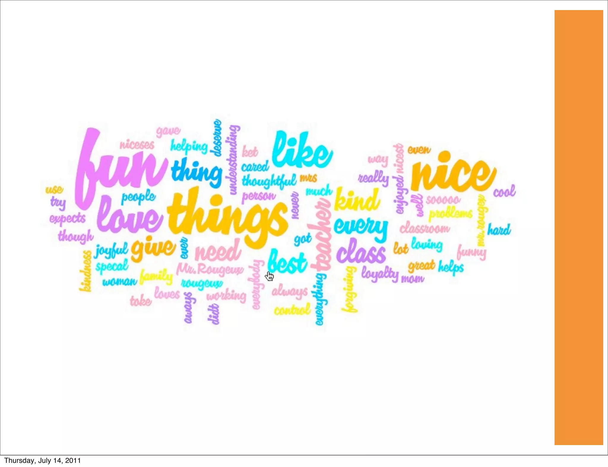 Thursday, July 14, 2011
 